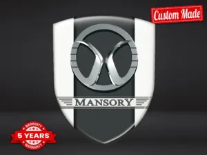Mansory Emblemas Silicona Auto Resistentes Máximo Estilo Pro
